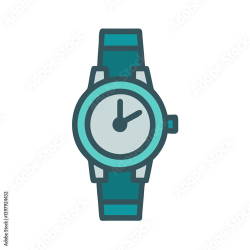  Chic Titanium Watch Illustration