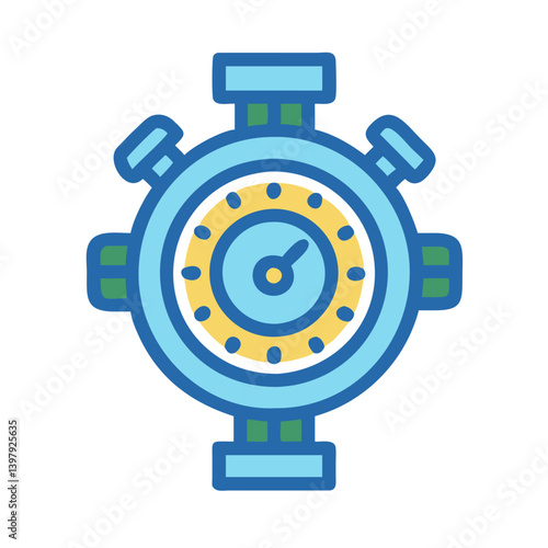  Unique Display Chronograph Watch Icon