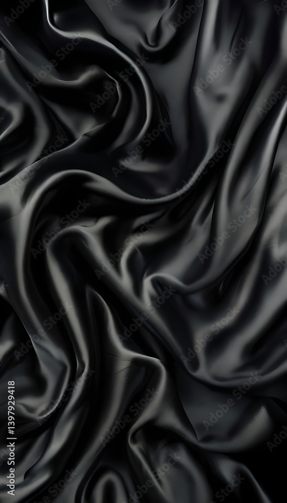 Obraz premium black satin background