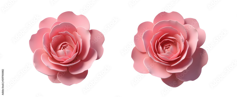 Decorative clipart artwork of beautiful pink flowers nature graphic design studio aesthetic