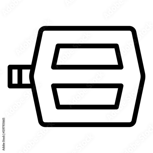 Pedal icon. Vector line icon