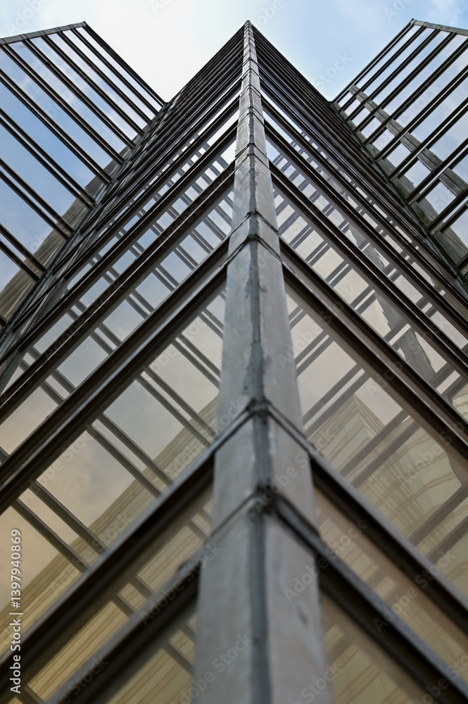 Exterior of modern architecture, modern city building. Modern architecture abstract background, building abstract. Exterior of modern architecture, modern city building. Modern architecture abstract background, building abstract.