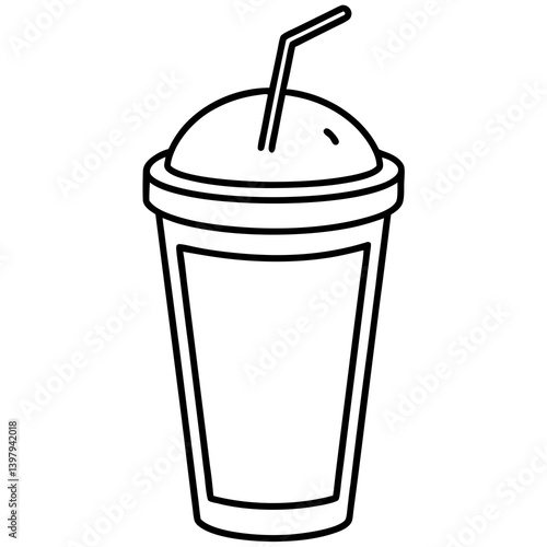 Minimal smoothie cup line icon – vector design perfect for prints and digital use.








 
