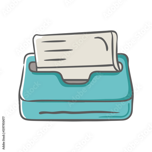 business card holder icon, business card holder vector illustration-simple illustration of business card holder, perfect for business card holder logos and icons