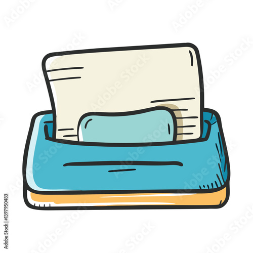 business card holder icon, business card holder vector illustration-simple illustration of business card holder, perfect for business card holder logos and icons