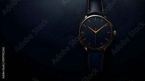 Wallpaper Mural Elegant Dark Watch On Dark Background Torontodigital.ca