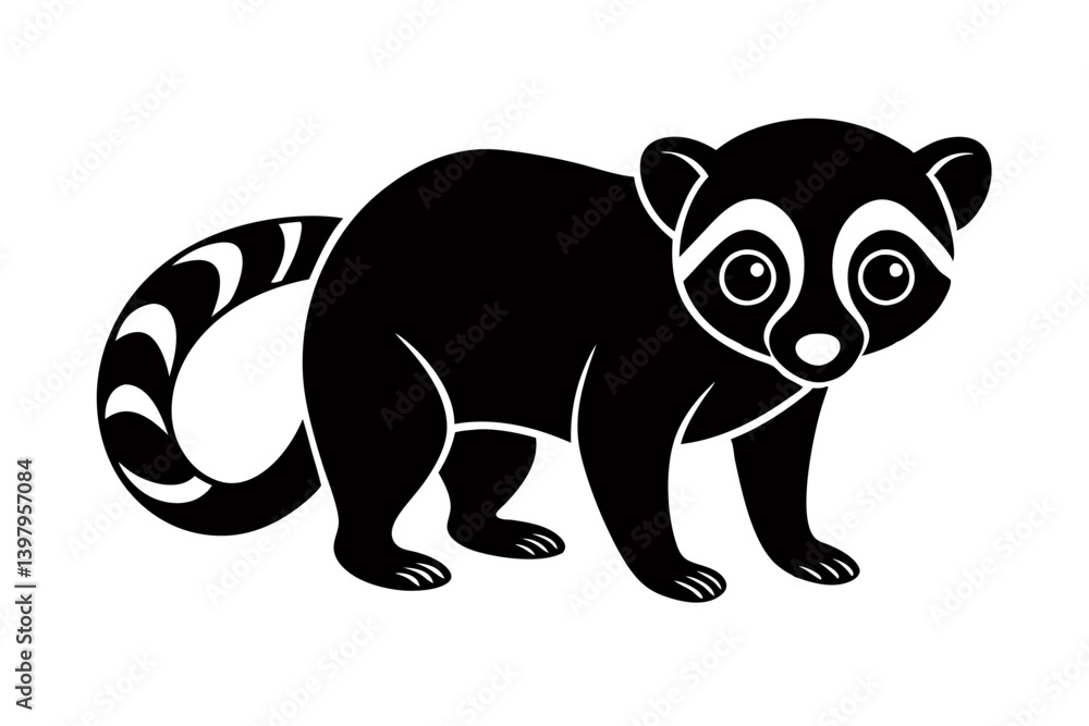 Fototapeta premium High-quality illustration/photo of a wild animal in its natural habitat. Perfect for use in wildlife documentaries, educational content, conservation projects, and nature-themed designs. Ideal for web