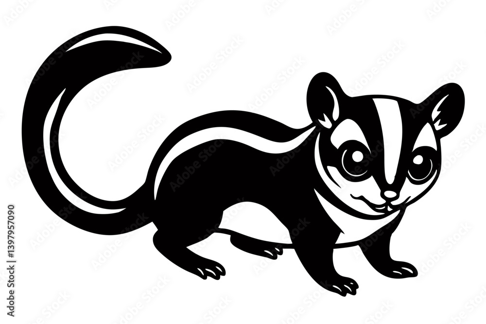 Fototapeta premium High-quality illustration/photo of a wild animal in its natural habitat. Perfect for use in wildlife documentaries, educational content, conservation projects, and nature-themed designs. Ideal for web