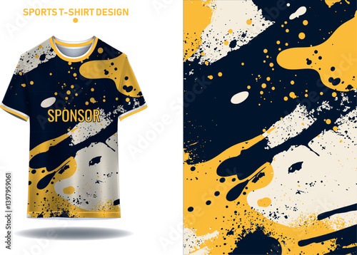 Sports jersey and t shirt background design