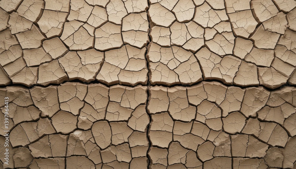 Dry earth crust formation desert landscape close-up texture photography natural environment macro viewpoint arid concept