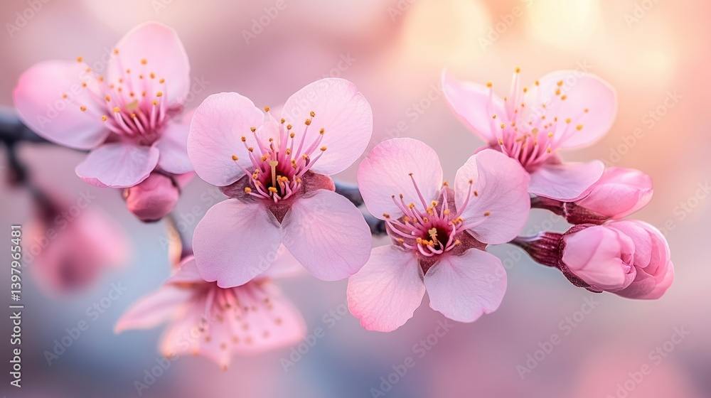 Delicate Pink Blossom Cluster Delicate Pink Blossom Cluster