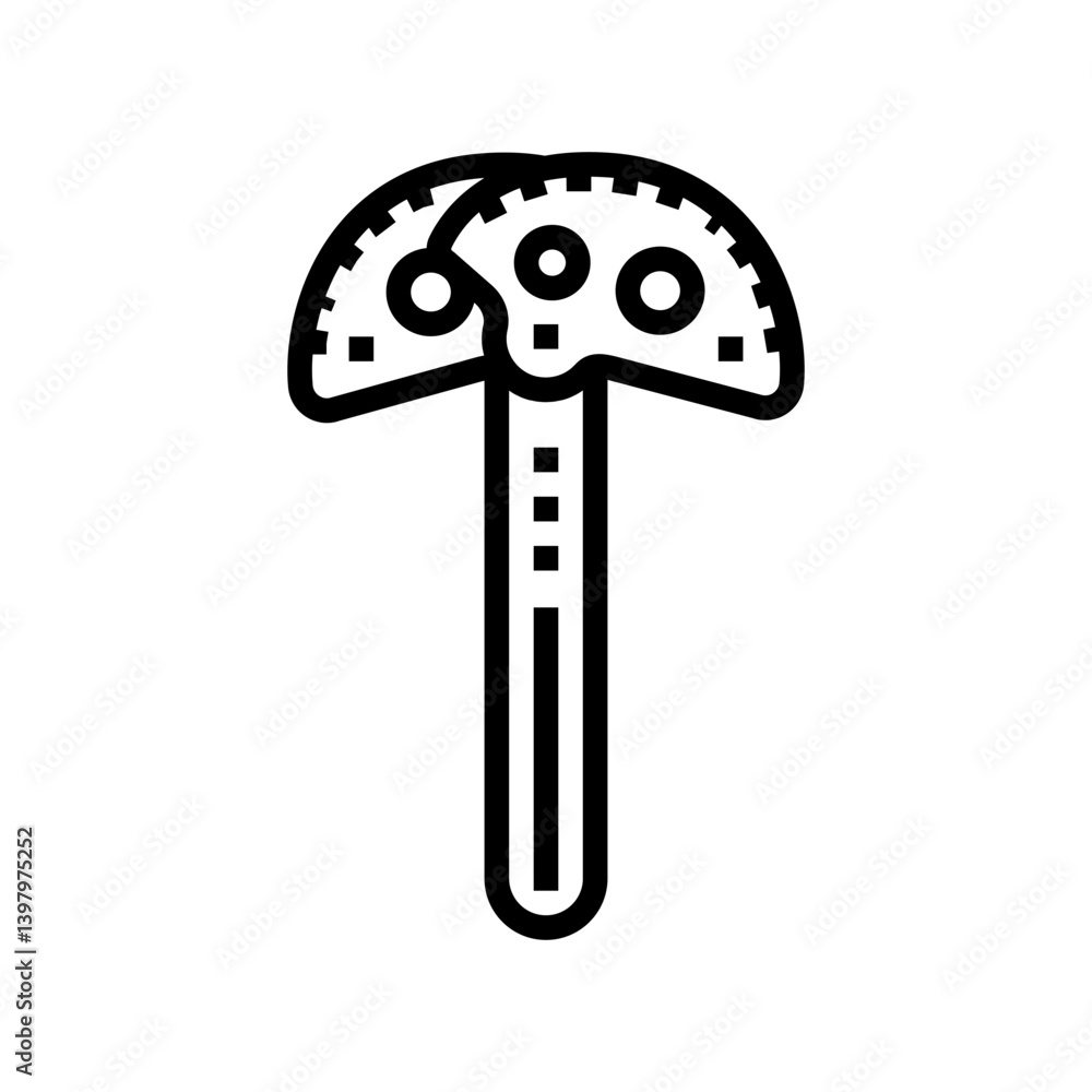 camming devices cams line icon vector illustration camming devices cams line icon vector illustration