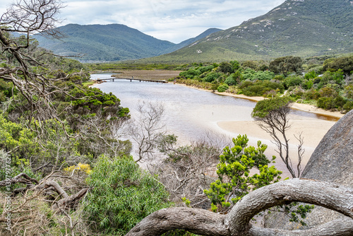 Wooden Bridge over Tidal River, Wilsons Promontory