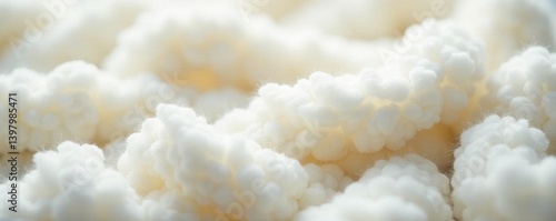 Soft white wool, fluffy texture Close-up detail of luxurious fabric , fabric texture, closeup, knitted
