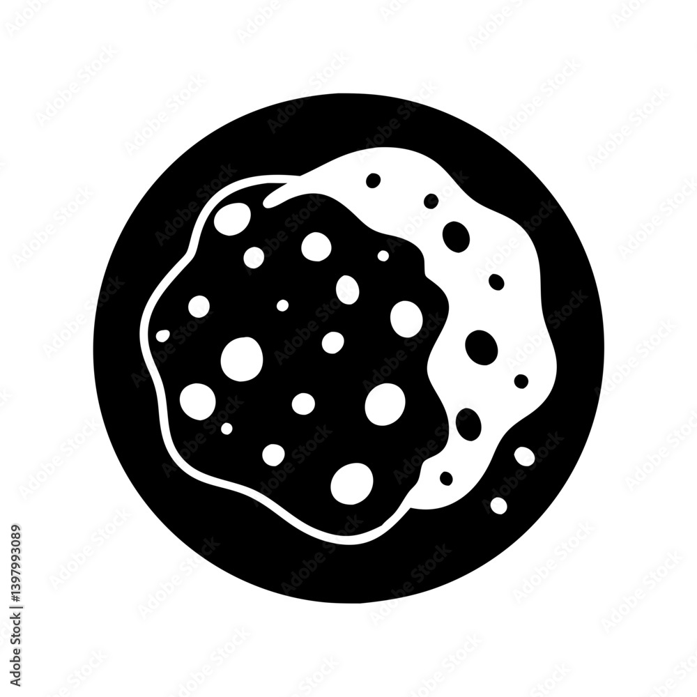 cookie icon, cookie silhouette vector illustration-simple silhouette illustration of cookie, perfect for cookie logos and icons cookie icon, cookie silhouette vector illustration-simple silhouette illustration of cookie, perfect for cookie logos and icons