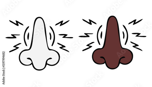 Allergy and symptoms line black icons set. Dermatological, infectious disease. Food intolerance, poisoning. Flu, influenza