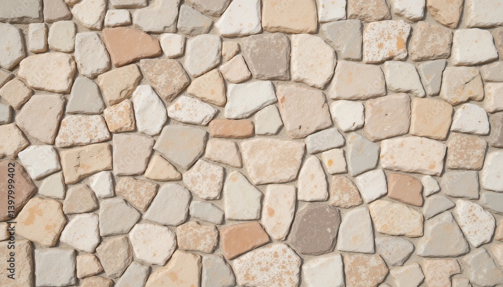 Stone mosaic wall pattern Stone mosaic wall pattern