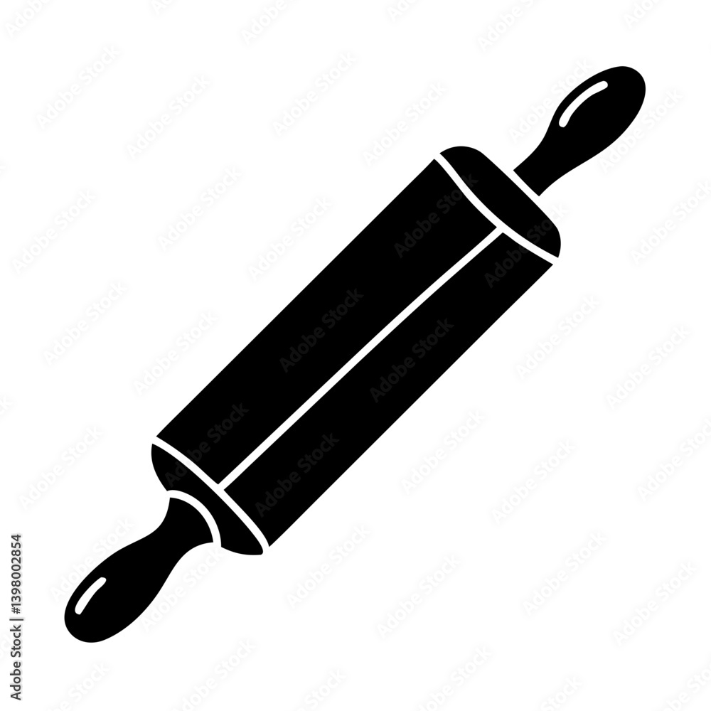 rolling pin icon, rolling pin silhouette vector illustration-simple silhouette illustration of rolling pin, perfect for rolling pin logos and icons rolling pin icon, rolling pin silhouette vector illustration-simple silhouette illustration of rolling pin, perfect for rolling pin logos and icons