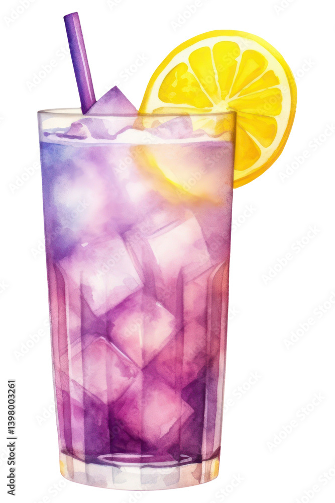 PNG Lemonade cocktail drink fruit.