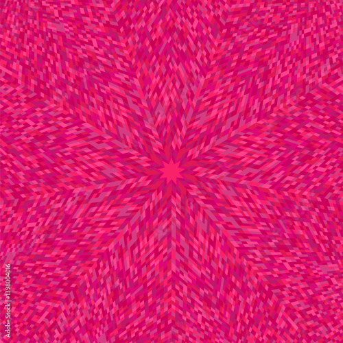 Abstract geometrical colorful  circular burst mosaic background
