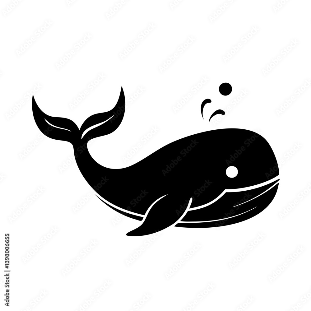 whale icon, whale silhouette vector illustration-simple silhouette illustration of whale, perfect for whale logos and icons whale icon, whale silhouette vector illustration-simple silhouette illustration of whale, perfect for whale logos and icons