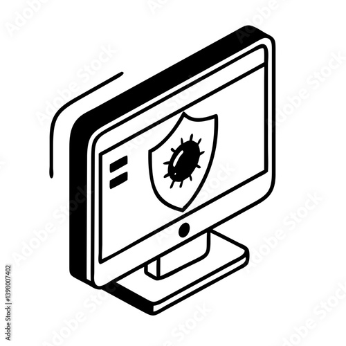 antivirus software icon, antivirus software silhouette vector illustration-simple silhouette illustration of antivirus software, perfect for antivirus software logos and icons