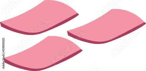 Illustration of Pink Slices