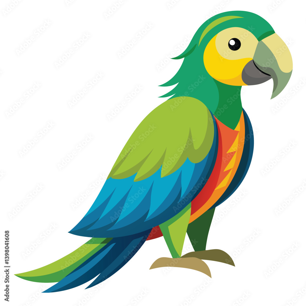 Parrot isolated on white background Parrot isolated on white background