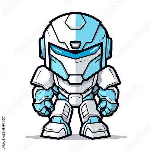 Spartan robot isolated 