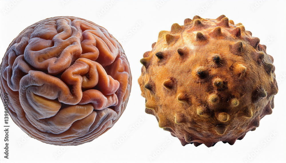 Obraz premium 003-036-131-HyperRealistic-TheZoonoticInterface--Artisticinterpretationofhuman-animaldiseasetr(1)