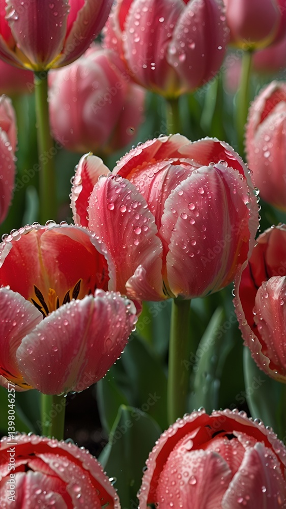 Fototapeta premium pink tulips