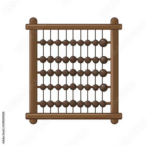 abacus on white background