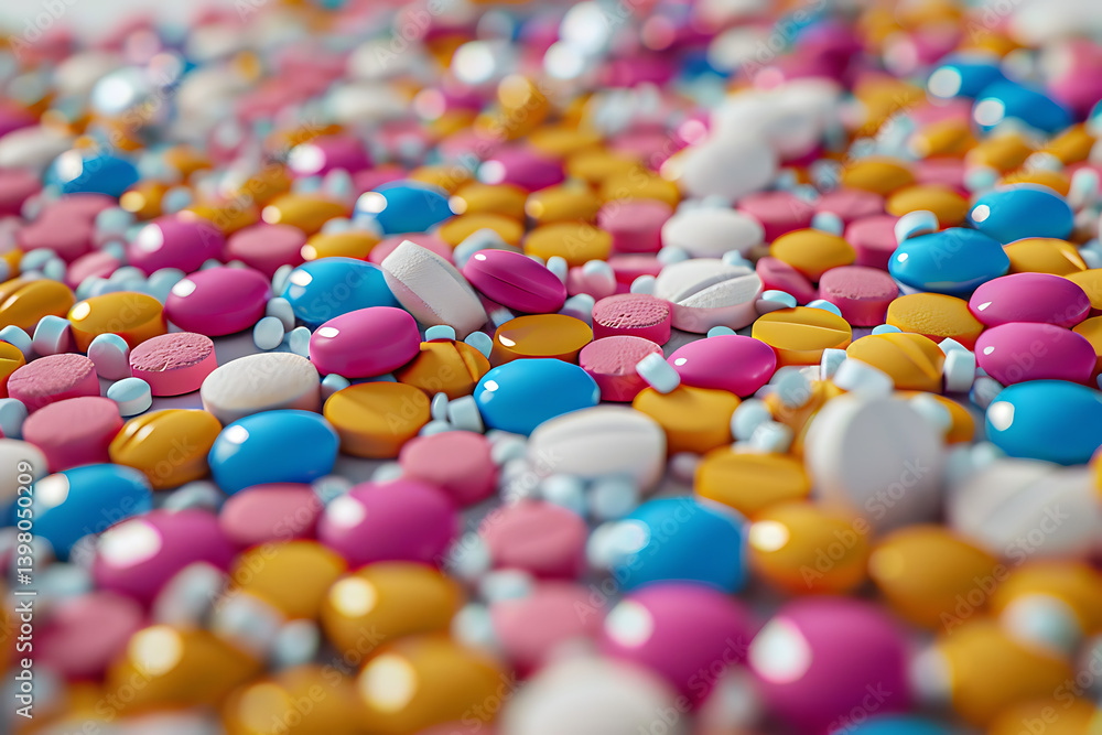 Colorful candy sprinkles background Close up of many different colored round Colorful candy sprinkles background Close up of many different colored round