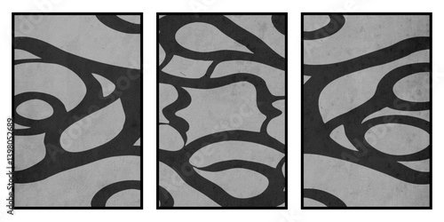 Abstract background in vintage style. Stylized old with grain. For use in graphics, for printing on wall decorations.