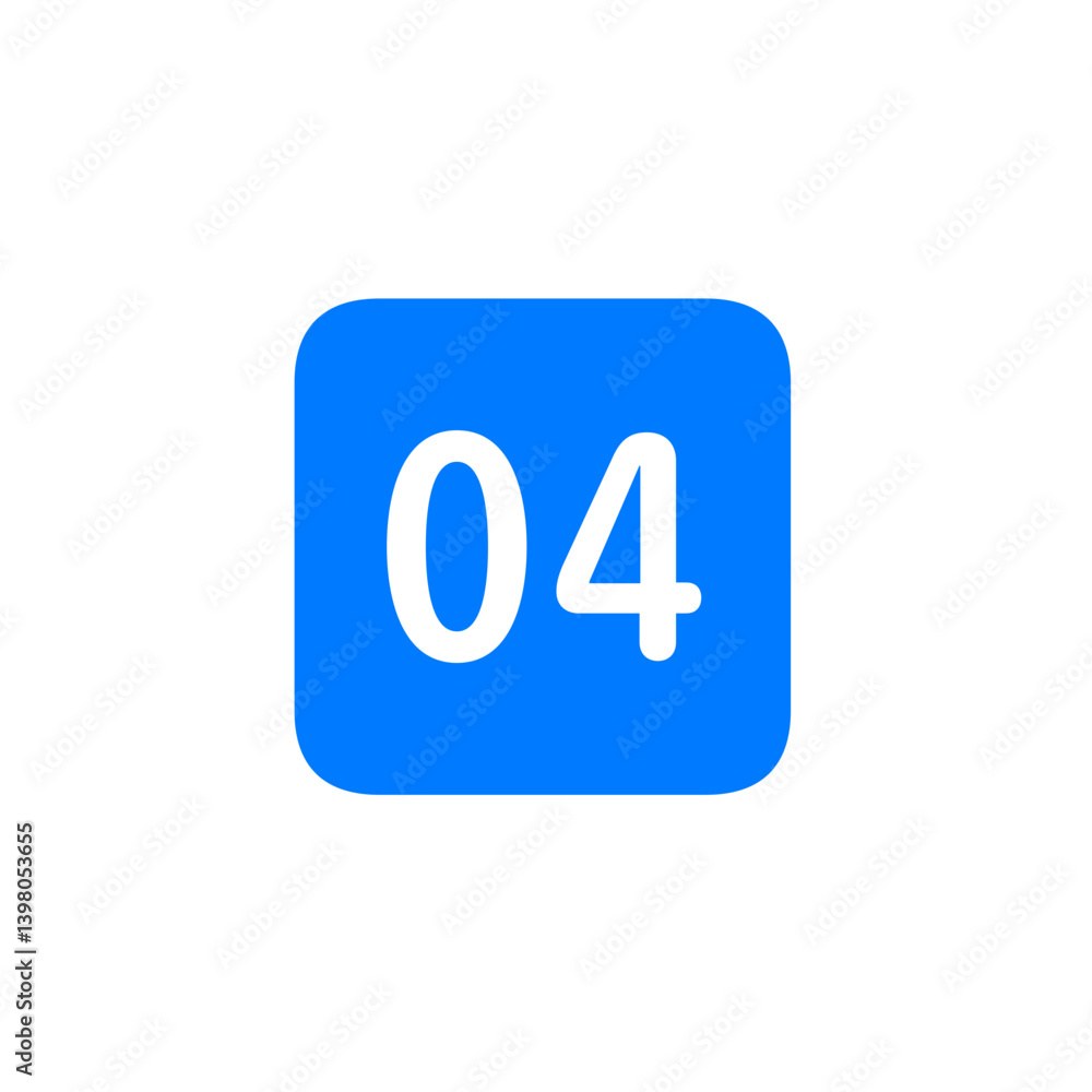 Filled Zero-Four Square Filled Zero-Four Square