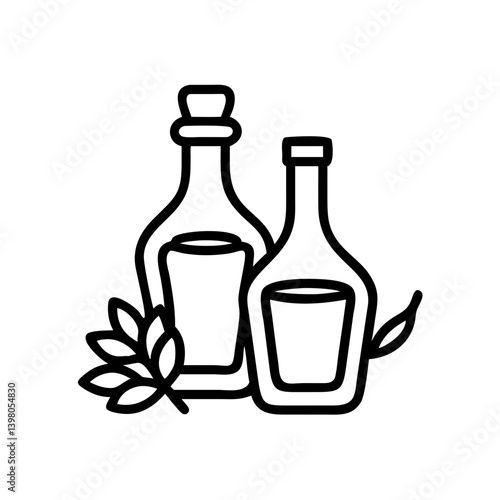 vinegar and oil