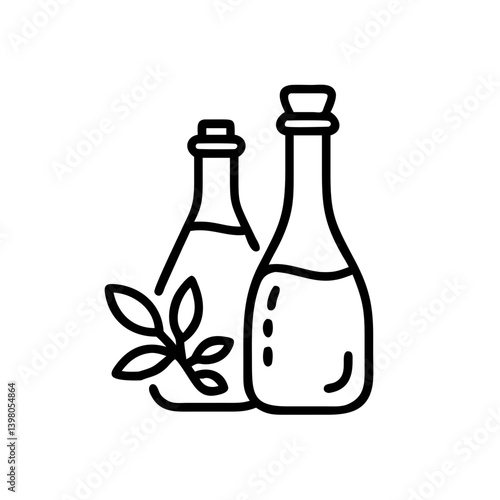 vinegar and oil
