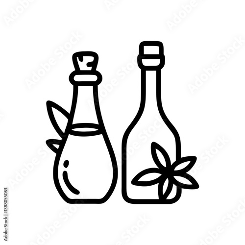 vinegar and oil