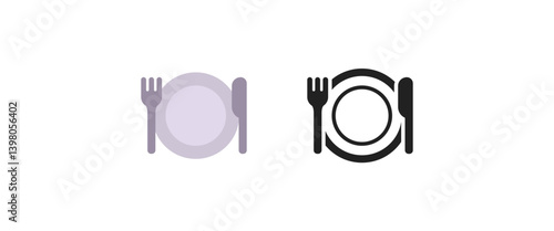 Fork and Knife with Plate Emoji
