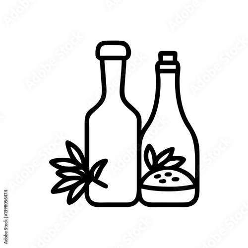 vinegar and oil