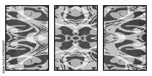 Abstract background in vintage style. Stylized old with grain. For use in graphics, for printing on wall decorations.