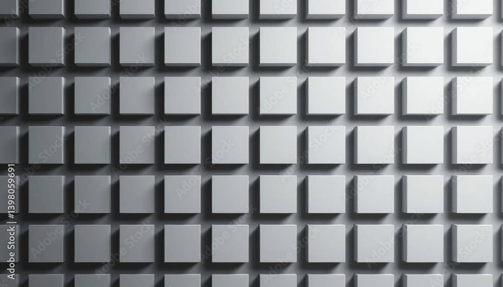 Fototapeta premium Exploring geometric patterns and textures in modern interior design home decor 3d rendering minimalistic environment aerial view contemporary aesthetic