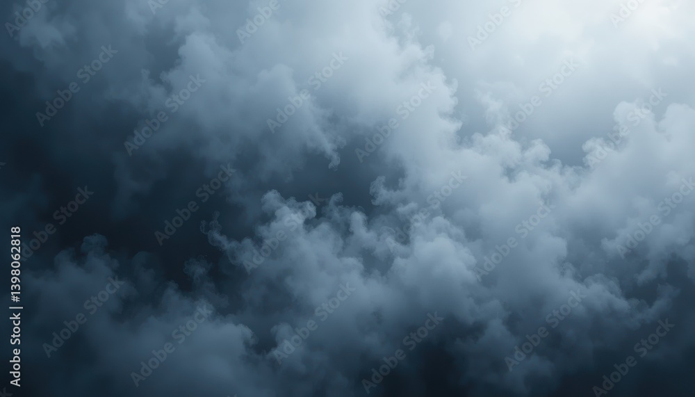 Obraz premium Dramatic cloud formation overhead nature scene atmospheric content majestic environment aerial viewpoint captivating concept for atmospheric beauty