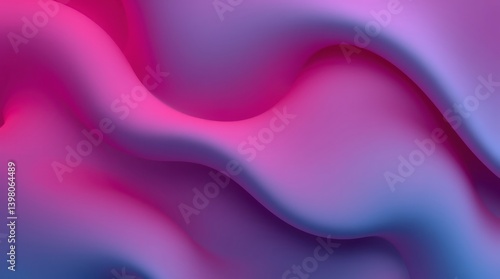 Abstract Fluid Pink and Blue Gradient