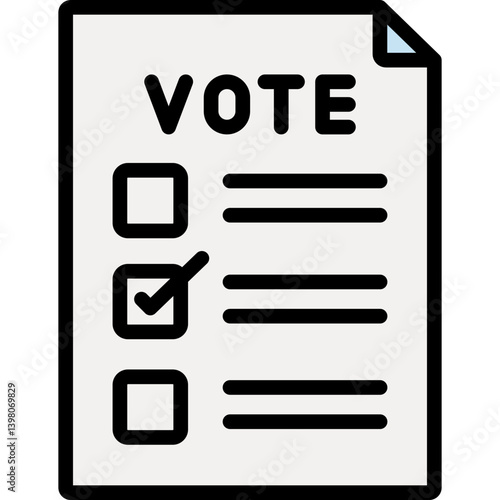 ballot polling icon