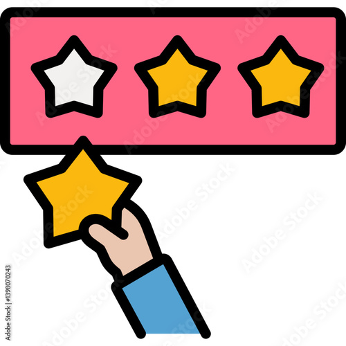 hand give review icon