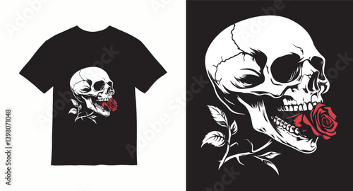 Graffiti skull graphic vector t-shirt design