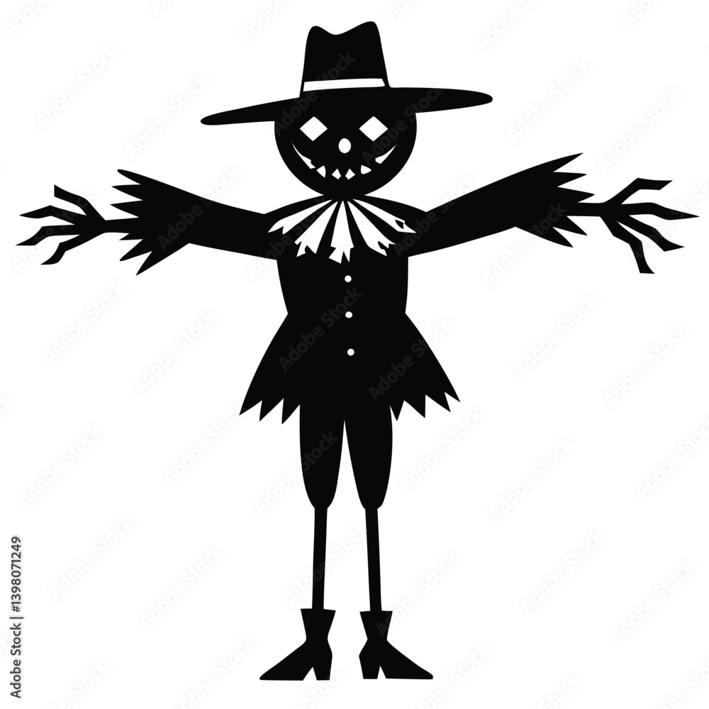 Fototapeta premium silhouette of a witch