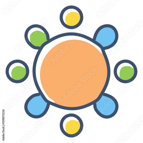 Business meeting icon 