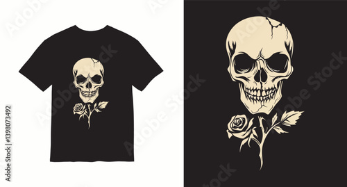 Graffiti skull graphic vector t-shirt design